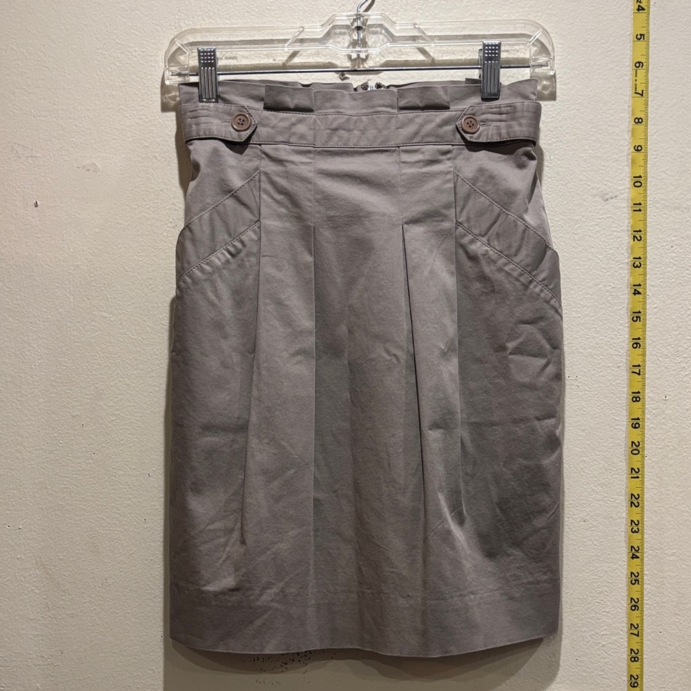 BCBGMaxAzria Gray Pencil Skirt